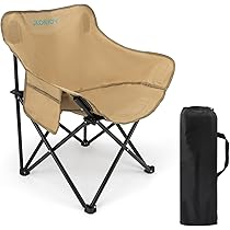ALONJOY アウトドアチェア ベージュ　4個セット ALONJOY アウトドアチェア ベージュ 4個セット Amazon.co.jp